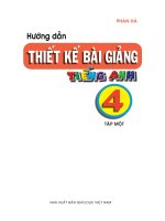 Hướng dẫn thiết kế bài giảng tiếng anh 4   tập 1 w 