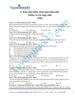Tuyển chọn những câu hỏi hay nhất luyện thi đại học môn hóa_bài tập hay nhất phải xem