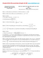 Đề thi thử THPT quốc gia môn toán trường THPT chuyên lê quý đôn   đà nẵng tháng 3 năm 2016 file word có lời giải chi tiết 