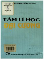 Tâm lý học đại cương  nguyễn quang uẩn, trần hữu luyến, trần quốc thành pdf 