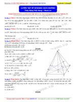 Luyện tập khoảng cách giữa hai đường thẳng đoàn việt hùng 