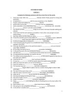 THE FORM OF WORD 1 english  12