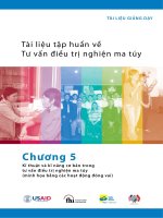 Tài liệu tập huấn vềTư vấn điều trị nghiện ma túy