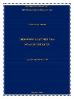 Thơ đường luật việt nam nửa đầu thế kỷ XX 
