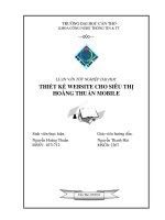 Thiết kế website cho siêu thị hoàng tuần mobile 