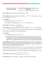 Đề thi thử THPT quốc gia môn toán trường THPT chuyên nguyễn quang diêu   lần 1   năm 2016 file word có lời giải chi tiết 