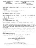 Free đề thi thử môn toán 2016 trường THPT minh châu lần 3 