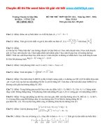 Đề thi thử THPT quốc gia môn toán trường THPT chuyên lê quý đôn   bà rịa vũng tàu   năm 2016 file word có lời giải chi tiết 