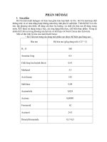 Cô đặc dung dịch KCl bằng hệ thống cô đặc ba nồi ngược chiều với thiết bị cô đặc kiểu đứng. Bách khoa Đà Nẵng