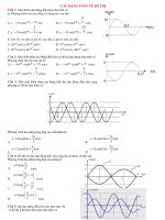 Cac dang toan ve do thi trong Vat Li 12 Hay