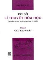 Giáo trình cơ sở lý thuyết hóa học