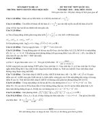 Đề thi thử môn toán 2016 trường THPT chuyên phan bội châu   nghệ an   lần 1 