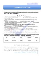 Thi online   pre ielts   present  past tense (1)