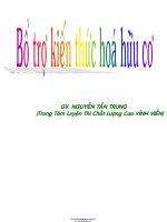 Bổ trợ kiến thức hoá hữu cơ các phương pháp tìm công thức phân tử