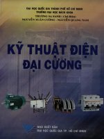 Kỹ thuật điện đại cương   trương sa sanh, nguyễn xuân cường, nguyễn quang nam 