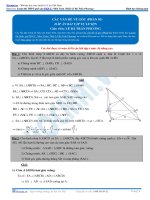 Các vấn đề về góc trong hình không gian phần 3 thầy lê bá trần phương 