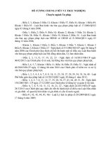 Đề cương viết và trắc nghiệm chuyên ngành tư pháp