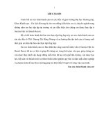 Báo cáo tốt nghiệp khoa khách sạn du lịch đại học thương mại