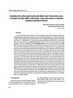 NGHIÊN CỨU LIÊN QUAN GIỮA MÔ BỆNH HỌC THEO WHO 2001 VỚI MỘT SỐ ĐẶC ĐIỂM LÂM SÀNG, CẬN LÂM SÀNG U LYMPHO KHÔNG HODGKIN TRẺ EM