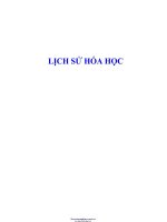 Bài giảng lịch sử hóa học