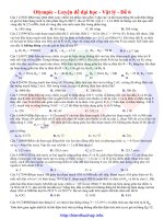 30 đề luyện thi đại học môn vật lí đề số 6 