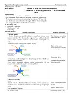 giáo án anh 8 thí điểm unit 2