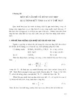 GIÁO TRÌNH ĐỘNG hóa học và THIẾT bị PHẢN ỨNG TRONG CÔNG NGHIỆP hóa học (PHẦN 2) 
