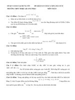 Đề thi thử môn toán 2016 trường THPT triệu quang phúc 