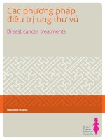 Các phương pháp điều trị ung thư vú