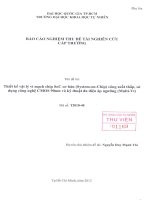 thiết kế vật lí mạch chíp soc cơ bản công suất thấp sử dụng công nghệ SMOS 90 nm và kĩ thuật đa điện áp ngưỡng Multi  vt