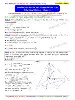 Khoảng cách giữa hai đường thẳng phần 1 đoàn việt hùng 