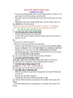 ĐẢO NGỮ TRONG TIẾNG ANH