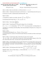 Đề thi thử THPT quốc gia môn toán trường THPT chuyên KHTN   lần 1   năm 2016 file word có lời giải chi tiết 