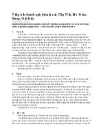 Tổng kết nhanh nghệ thuật của (Tây Tiến, Đất Nước, Sóng, Việt Bắc)