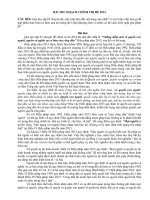 Bài thu hoạch chính trị hè 2014