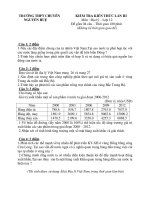 Đề thi thử môn địa 2016 trường THPT chuyên nguyễn huệ lần 3