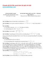Đề thi thử THPT quốc gia môn toán trường THPT chuyên bắc giang   bắc giang   lần 1   năm 2016 file word có lời giải chi tiết 