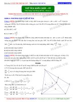 Thể tích khối chóp phần 7 đoàn việt hùng 