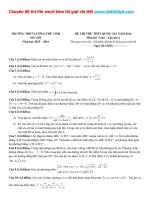 Đề thi thử THPT quốc gia môn toán THPT lương thế vinh   lần 2   năm 2016 file word có lời giải chi tiết 