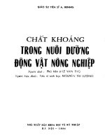 Chất khoáng trong nuôi dưỡng động vật nông nghiệp  a henning; lê văn thọ dịch, nguyễn tài lương hiệu đính pdf 