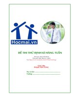 Đề thi thử lý thầy phạm văn tùng