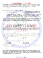 30 đề luyện thi đại học môn vật lí đề số 9 