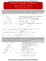 Hình Oxy_quan hệ ba điểm thẳng hàng