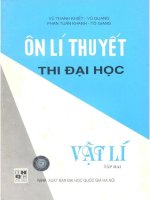 ÔN lý THUYẾT THI đại học môn vật lý 