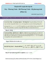 Luyện cấp tốc oxy  phương trình bất phương trình  hệ (phần 16)(1) 