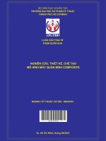 nghiên cứu, thiết kế, chế tạo mô hình máy quấn bình composite 