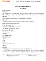 Giáo án Ngữ văn 9 bài Phong cách Hồ Chí Minh