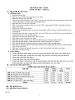 Ma trận đề thi kiểm tra môn tin học lớp 12MTD KT1T l12 HK1