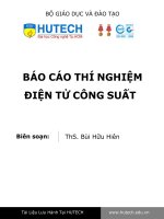 BÁO CÁO THÍ NGHIỆM ĐIỆN TỬ CÔNG SUẤT