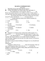 READING COMPREHENSION